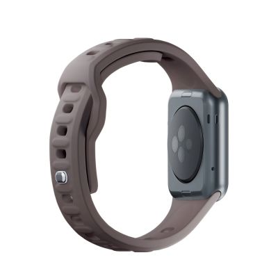 26. Pasek silikonowy 3mk Silicone Watch Strap do Apple Watch 42 / 44 / 45 / 49 mm - brązowy