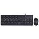 2. Zestaw klawiatura + mysz HP 150 Wired Mouse and Keyboard przewodowe czarne 240J7AA