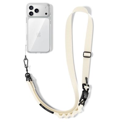 4. Smycz do telefonu Tech-Protect C9S Rope Crossbody - beżowa
