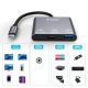 5. Hub Wozinsky WHCH-01 USB-C PD 100W HDMI 4K@30Hz USB-A 10Gbps - szary