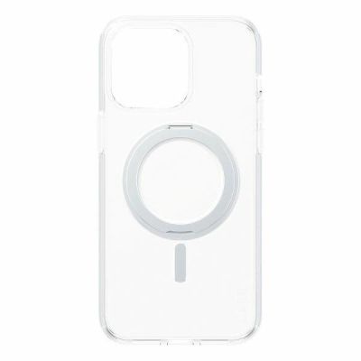 3. Etui CARE by PanzerGlass Kickstand Case MagSafe na iPhone 15 Pro Max - srebrne
