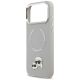 6. Etui Karl Lagerfeld Karl & Choupette Pins MagSafe do iPhone 17 Pro - szare