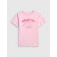 5. T-shirt bawełniany dziewczęcy 4F 4FJRSS26TTSHF3912-56S