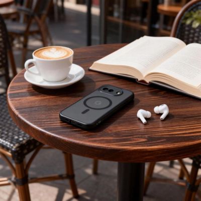 6. Etui Tech-Protect Magmat MagSafe na Google Pixel 10A - półprzezroczyste