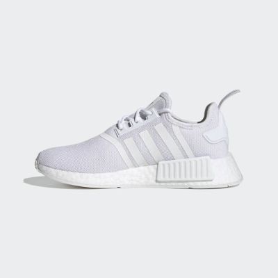 2. Buty na lato damskie Adidas NMD_R1 Primeblue Białe Sportowe - GX8313