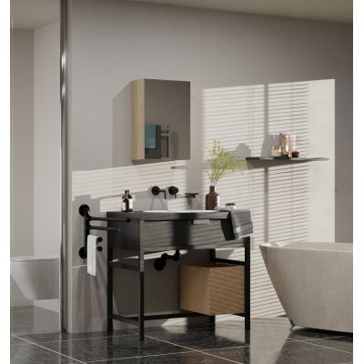 5. SZAFKA ŁAZIENKOWA POLA 1 DRZWI LUSTRO SONOMA