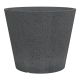 FLOWERPOT PLASTIC 238/49 STONY BLACK D49