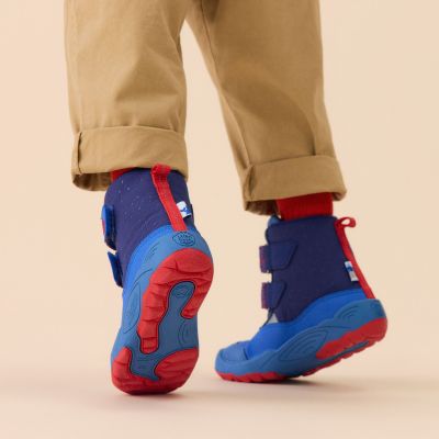 13. Buty zimowe barefoot wegańskie Affenzahn Blizzy Whale (01682-30119)