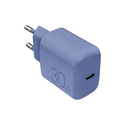 Ładowarka sieciowa Puro Pro Lite 30W USB-C  - niebieska