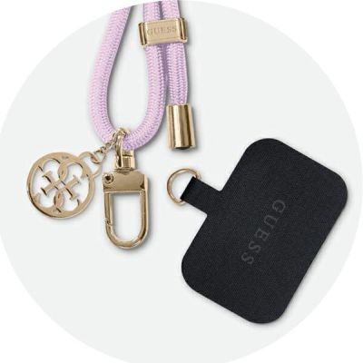 3. Pasek do telefonu Guess CBDY Cord - liliowy
