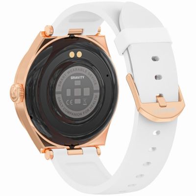 4. Smartwatch Gravity Różowe Złoto Biały GT25-4