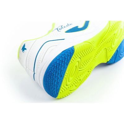 6. Joma buty sportowe piłkarskie Toledo JR 2602 halowe dziecięce białe