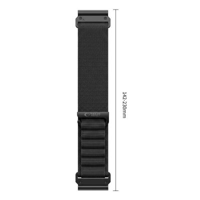 3. Pasek Tech-Protect Nylon Pro na Garmin Fenix 5X / 5X Plus / 6X / 6X Pro / 7X / 8 / 8 Pro / 9 / 9 Pro (51 mm) - czarny