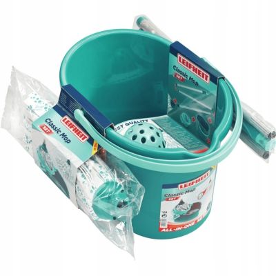 3. Zestaw Classic (mop + wiadro Classic + wyciskacz) Leifheit