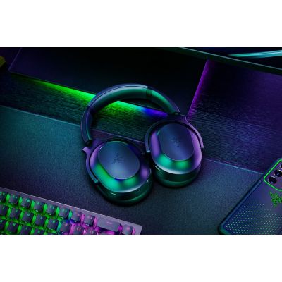 6. Razer Barracuda Pro Zestaw słuchawkowy Przewodowy i Bezprzewodowy Opaska na głowę Gaming USB Type-C Bluetooth Czarny
