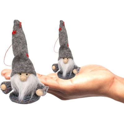 5. ZAWIESZKA BOMBKA SKRZAT SZARY 11CM