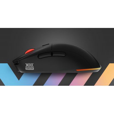 5. GENESIS Zircon XIII myszka Gaming Oburęczny RF Wireless + USB Type-C Optyczny 26000 DPI
