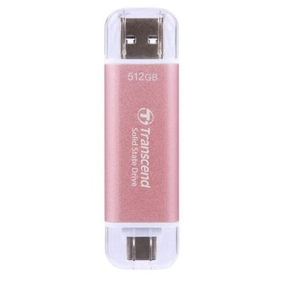 3. Transcend ESD310 512 GB USB Type-A na USB Type-C 3.2 Gen 2 (3.1 Gen 2) Różowy