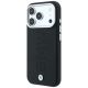 2. Etui BMW Sign Deboss Quilted Metal Logo MagSafe na iPhone 18 Pro Max - ciemnoszare
