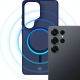 8. Etui 3mk Smoke MagCase na Samsung Galaxy S25 Ultra - niebieskie-półprzezroczyste
