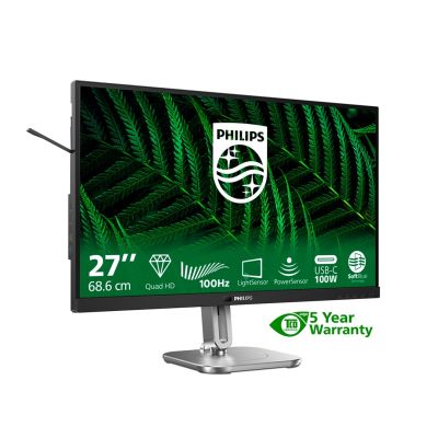 8. Monitor Philips 27B2G5601/00 27" IPS 16:9 60Hz 4ms 2560x1440 300cd/m2 HDMI:1 Srebro