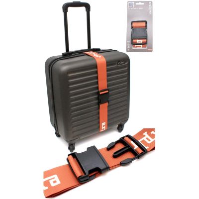 3. UNIWERSALNY PAS ZABEZPIECZAJĄCY DO WALIZKI SPINAJĄCY 180x5CM PROWORLD BRĄZOWY