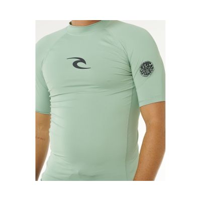 5. Lycra męska RIP CURL Waves Upf Perf S/S zielona