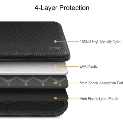8. Etui Tech-Protect Hardpouch na laptopa 13-14 - czarne
