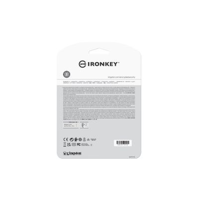 4. Kingston Technology IronKey Vault Privacy 50 pamięć USB 64 GB USB Typu-A 3.2 Gen 1 (3.1 Gen 1) Czarny, Niebieski