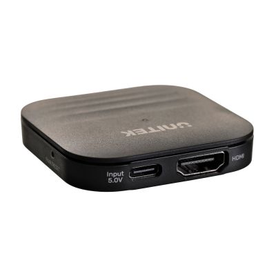 8. UNITEK BEZPRZEWODOWY NADAJNIK HDMI DO 50M, USB-C, CZARNY