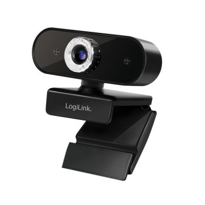 2. LogiLink UA0371 kamera internetowa 3 MP 1920 x 1080 px USB 2.0 Czarny, Srebrny