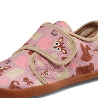 8. Buty Affenzahn barefoot Slipper Cotton Movy jeleń (01398-40141)