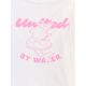 6. T-shirt loose z nadrukiem dziewczęcy 4F 4FJRSS26TTSHF3910-10S