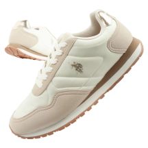 U.S Polo Assn buty sportowe sneakersy damskie modne wygodne ecru