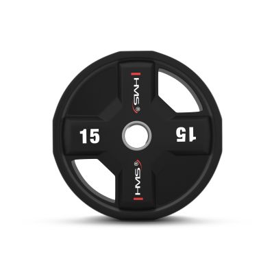 6. TPC15 TALERZ OLIMPIJSKI POLIURETANOWY CPU 15 KG HMS