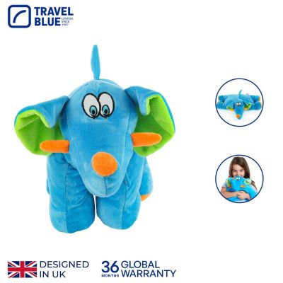 5. TRAVEL BLUE PODUSZKA PODRÓŻNA DZIECĘCA SLONIK TRUNKY