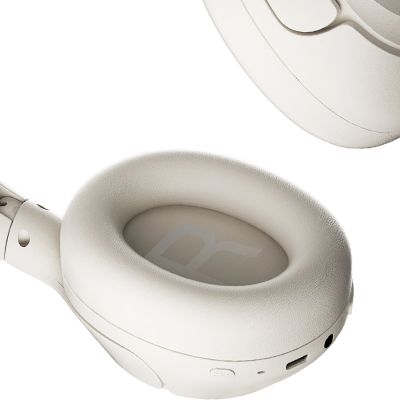 9. Słuchawki nauszne QCY H3 z ANC Bluetooth 5.4 Hi-Res Audio - białe