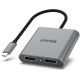 4. Unitek V1404A Adapter USB-C na 2x port DP 1.4 8K 60Hz