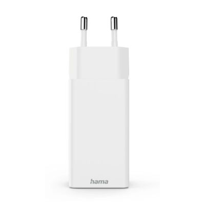 4. Hama 00201996 ładowarka do urządzeń przenośnych Smartfon Biały Prąd przemienny Szybkie ładowanie Wewnętrzna, Zewnętrzna