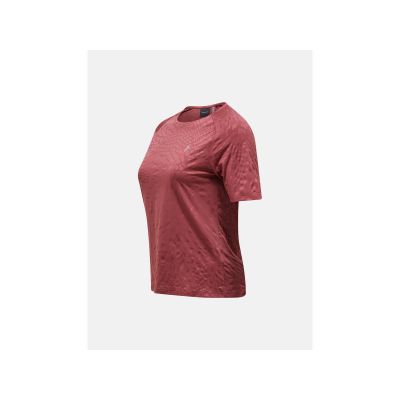 2. Koszulka damska PEAK PERFORMANCE W Discover T-Shirt kolor czerwony