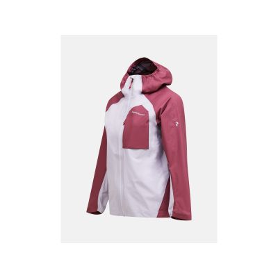 3. Kurtka damska PEAK PERFORMANCE W Trail Hipe 3L Shell Jacket kolor szary
