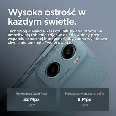 17. Smartfon Motorola Moto E15 2/64GB Misty Blue