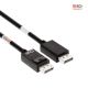 CLUB3D CAC-1091 kabel DisplayPort 1,2 m Czarny