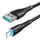 4. Kabel Joyroom Starry Series SA32-AL3 3A USB-A / Lightning 1m - czarny