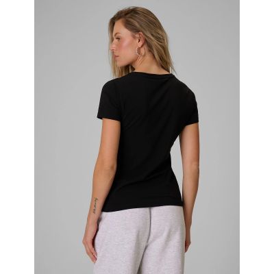 2. T-shirt slim gładki damski 4F 4FRMM00TTSHF3619-20S