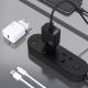 7. Ładowarka sieciowa Dudao A27STEU 25W GaN USB-A z kablem USB-A - USB-C - biała
