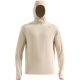 7. Bluza z kapturem męska Odlo X-ALP Mid layer hoody beżowa