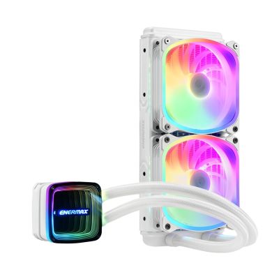 3. Enermax Cieczowy Chłodzenie Procesora Aquafusion ADV 240mm RGB Biały