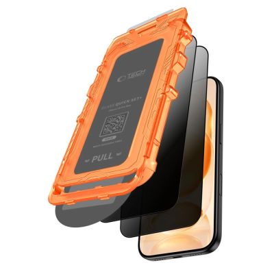 2. Szkło prywatyzujące Tech-Protect Quick Set Spy+ 2-Pack na iPhone 18 Pro Max