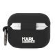 2. Etui Karl Lagerfeld Silicone Karl Head 3D na AirPods Pro cover - czarne